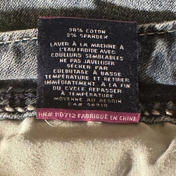 Women's 9/10 Vigoss "The New York Slim Boot" Mid Rise Jeans Embroidered Pockets - Picture 11 of 13